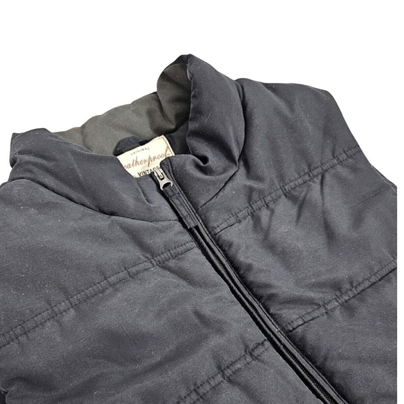 Weatherproof Mens Large Puffer Vest Full Zip Pockets Blue Outdoors Rugged Hiking - Picture 3 of 10